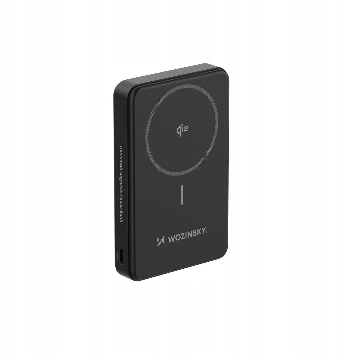 Powerbank magnetyczny Qi2 10000mAh z podstawką USB-A USB-C 22.5W PD czarny