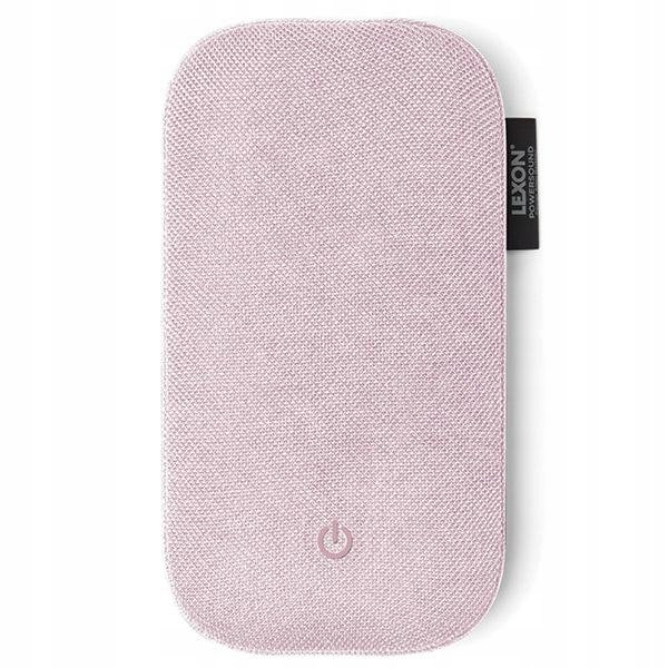Lexon Powersound Powerbank indukcyjny 5000 mAh z głośnikiem bluetooth różow
