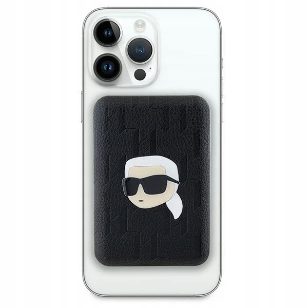 Karl Lagerfeld Powerbank indukcyjny KLPB5FPGKSKIHK 15W 5000mAh czarny/black