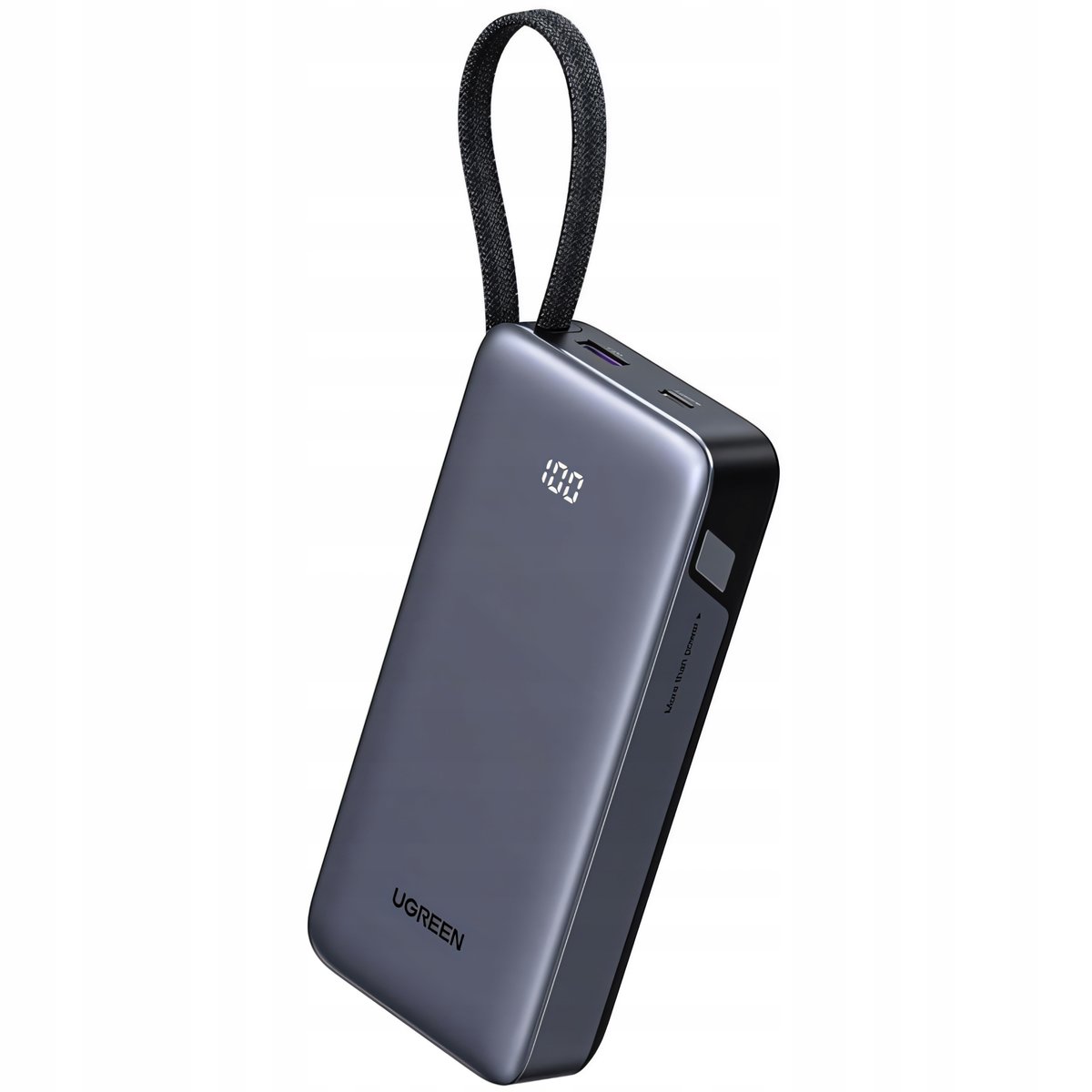 Ugreen Szybki Powerbank 20000mAh 45W USB-C Wbudowany Kabel Do Telefonu