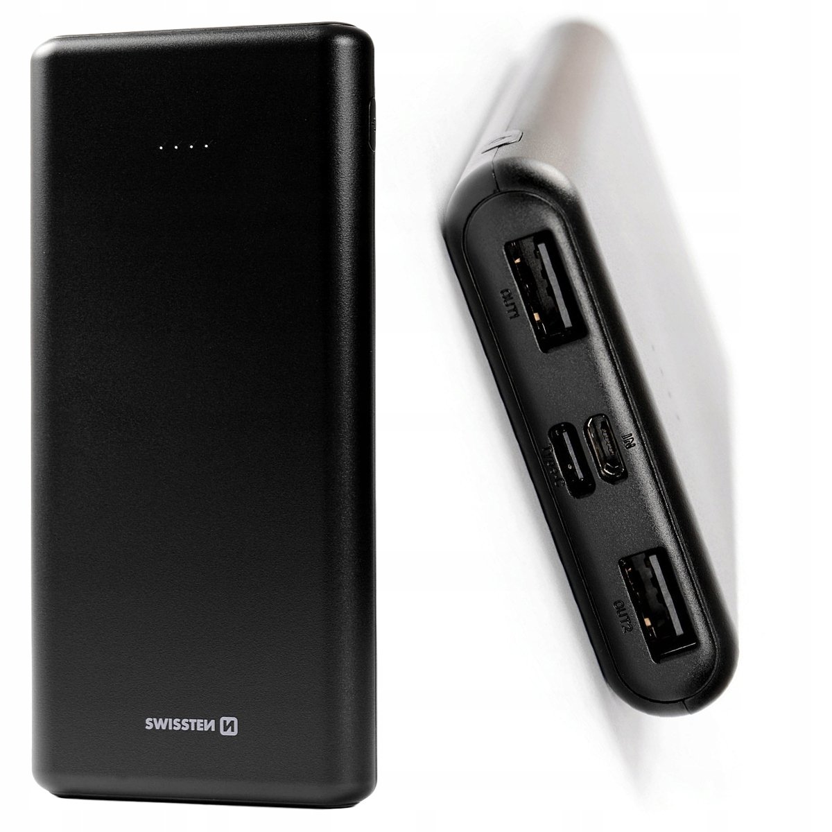 SWISSTEN POWERBANK 10000 mAh 2x USB 10,5W 1x USB-C