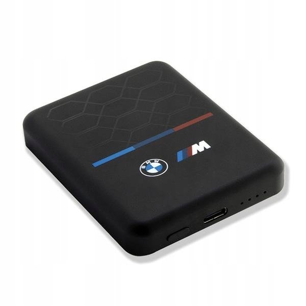 BMW Powerbank indukcyjny BMPBMS5K22PGVK 15W 5000mAh + kabel czarny/black M