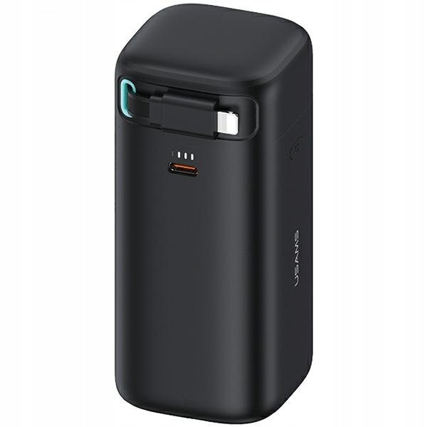 USAMS Powerbank ze zwijanym kablem Lightning 18000 mAh PD45W Fast Charge XM