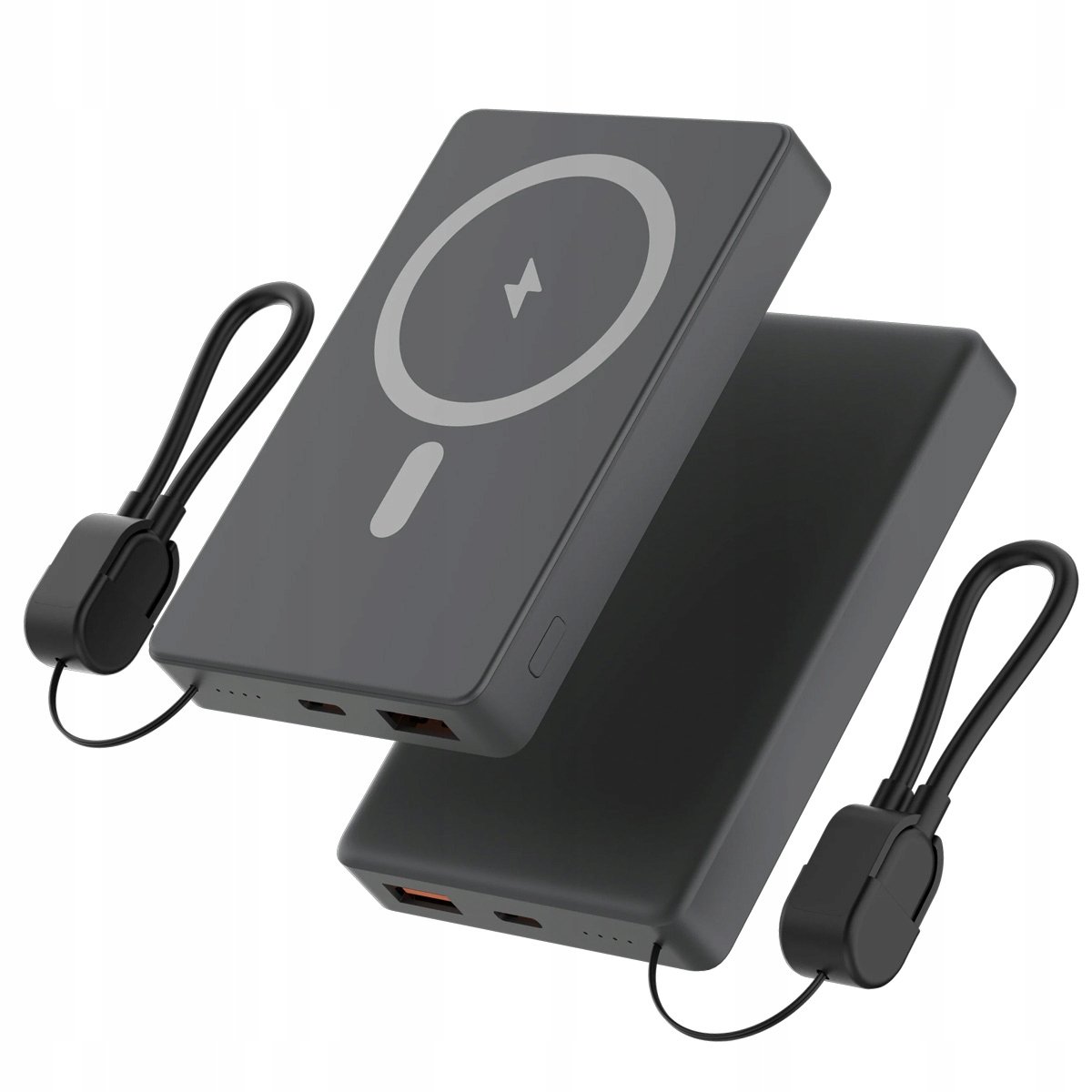 POWERBANK 10000 mAh szybkie ładowanie USB-C USB-A bezprzewodowe 15 W Imiki / Imiki