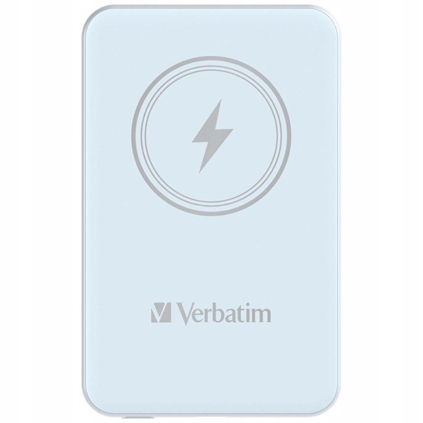 Verbatim Powerbank indukcyjny `n` Go 15W 5000mAh Wireless Magnetic niebiesk