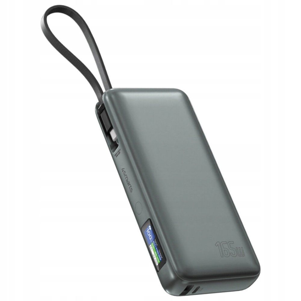 Powerbank 4smarts Enterprise 20000mAh 165W ze zintegrowanym kablem USB-C sz / 4smarts