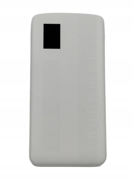 Outlet Powerbank 10000 mAh Dbasne Q12 biały wyświetlacz LED 4 porty