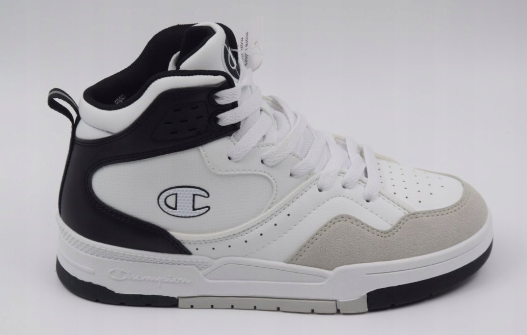 Sneakersy Młodzieżowe dla chłopca Champion Heritage Glory Białe roz.36.5