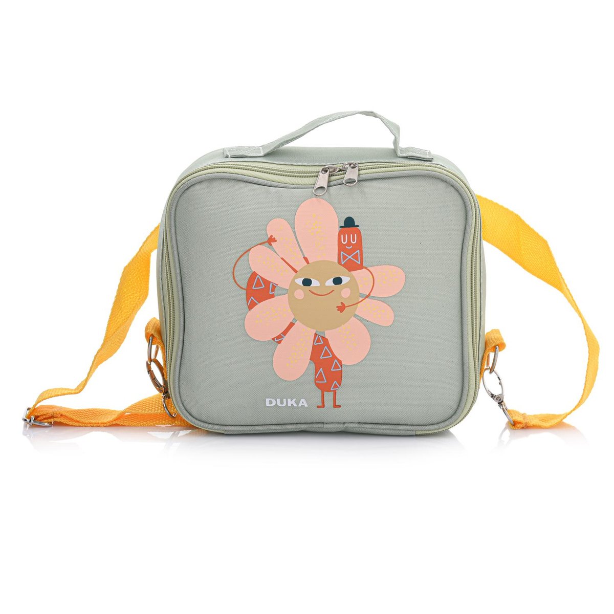 DUKA MINI TORBA LUNCHOWA 21X19X8 CM KWIATEK