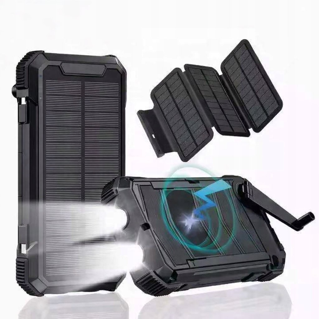 C-Tec Powerbank 30000 mAh outdoor survival biwak czarny