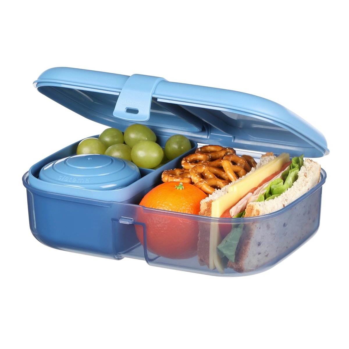 Opinie o Sistema Pudełko Na Lunch 1,1L Bez Bpa Turkusowe Lub Niebieskie