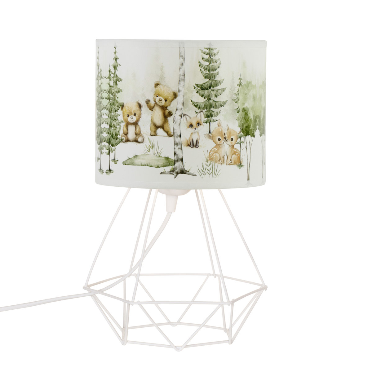 HEXE KIDS Lampa stojąca biurkowa dziecięca LAS 1 x 60W biały H0968