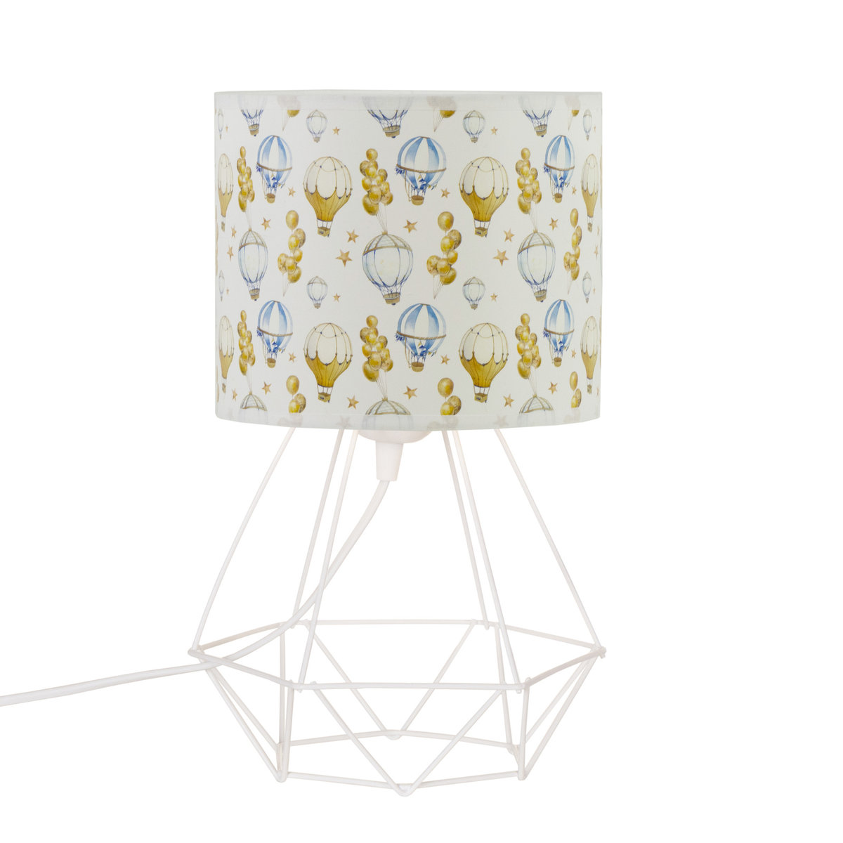 HEXE KIDS Lampa stojąca biurkowa dziecięca BALONY 1 x 60W biały H0947