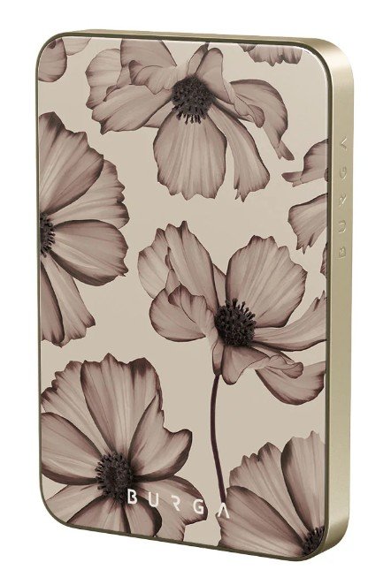 BURGA Barely Yours Gunmetal Magnetic Power Bank 5000