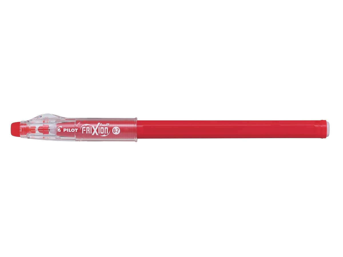 Pilot  Długopis Wymazywalny Frixion 0,7 czerwony Ball Stick Ścieralny żelowy
