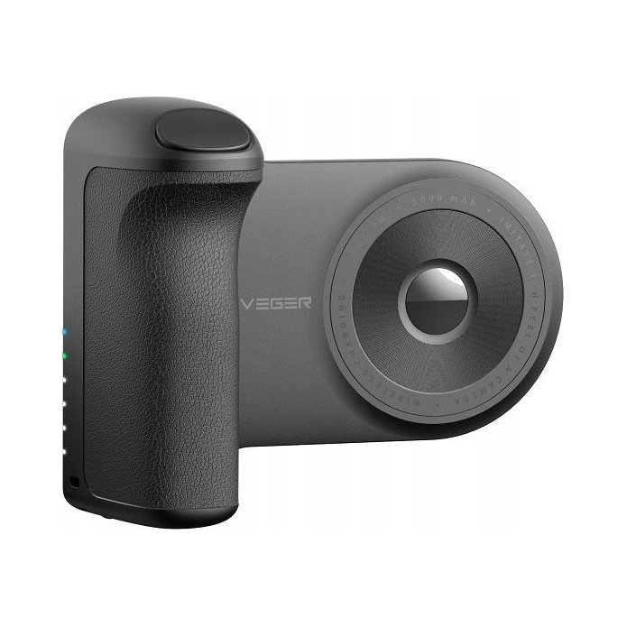 Powerbank VEGER 5000 mAh MagSafe funkcja migawki selfie Bluetooth podstawka