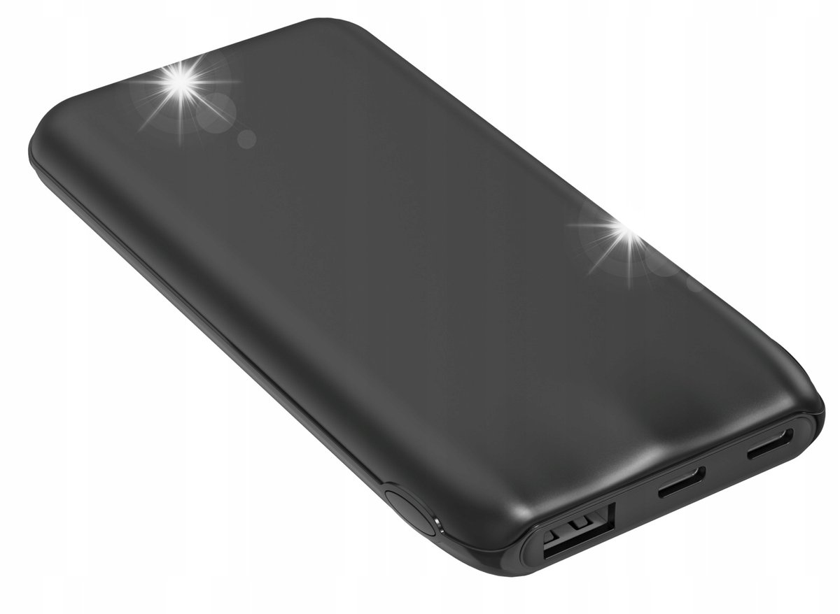 Power-bank PLATINET 10000mAh USB 2xUSB-C 2.1A 10W PD akumulator CZARNY