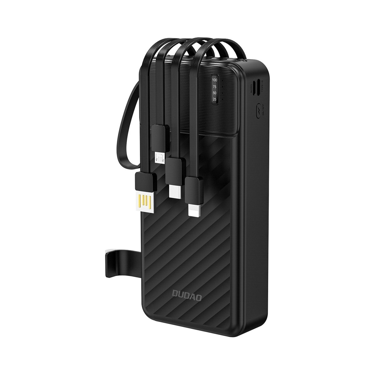PowerBank Dudao K11 Pro 20000mAh kable USB USB-C Lightning microUSB 2A 10W
