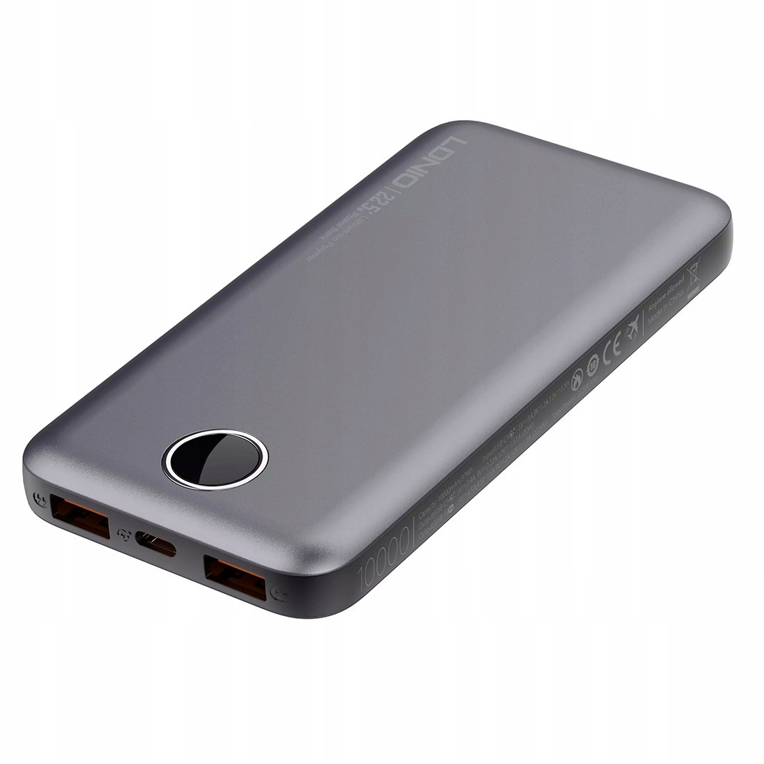 Powerbank LDNIO 10000 mAh 37Wh 22,5W QC USB USB-C mocny