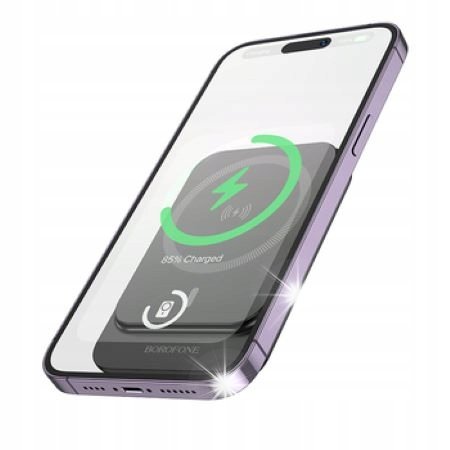 PowerBank 5000mAh MAGNETYCZNY BEZPRZEWODOWY INDUKCYJNY MAGSAFE USB-C PD 20W