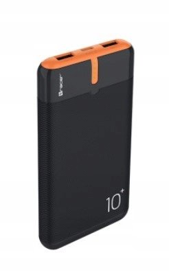 Przenośna ładowarka Powerbank Tracer EnerGo 10000 mAh czarny 2A USB C