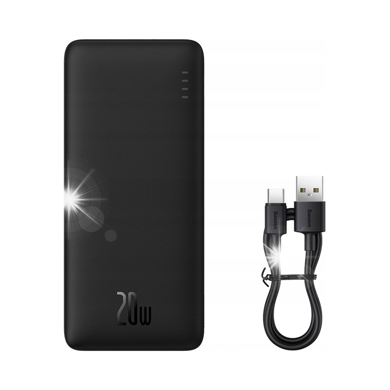Powerbank Bateria Baseus Airpow PD 20W 20000mAh Szybkie Ładowanie + Kabel