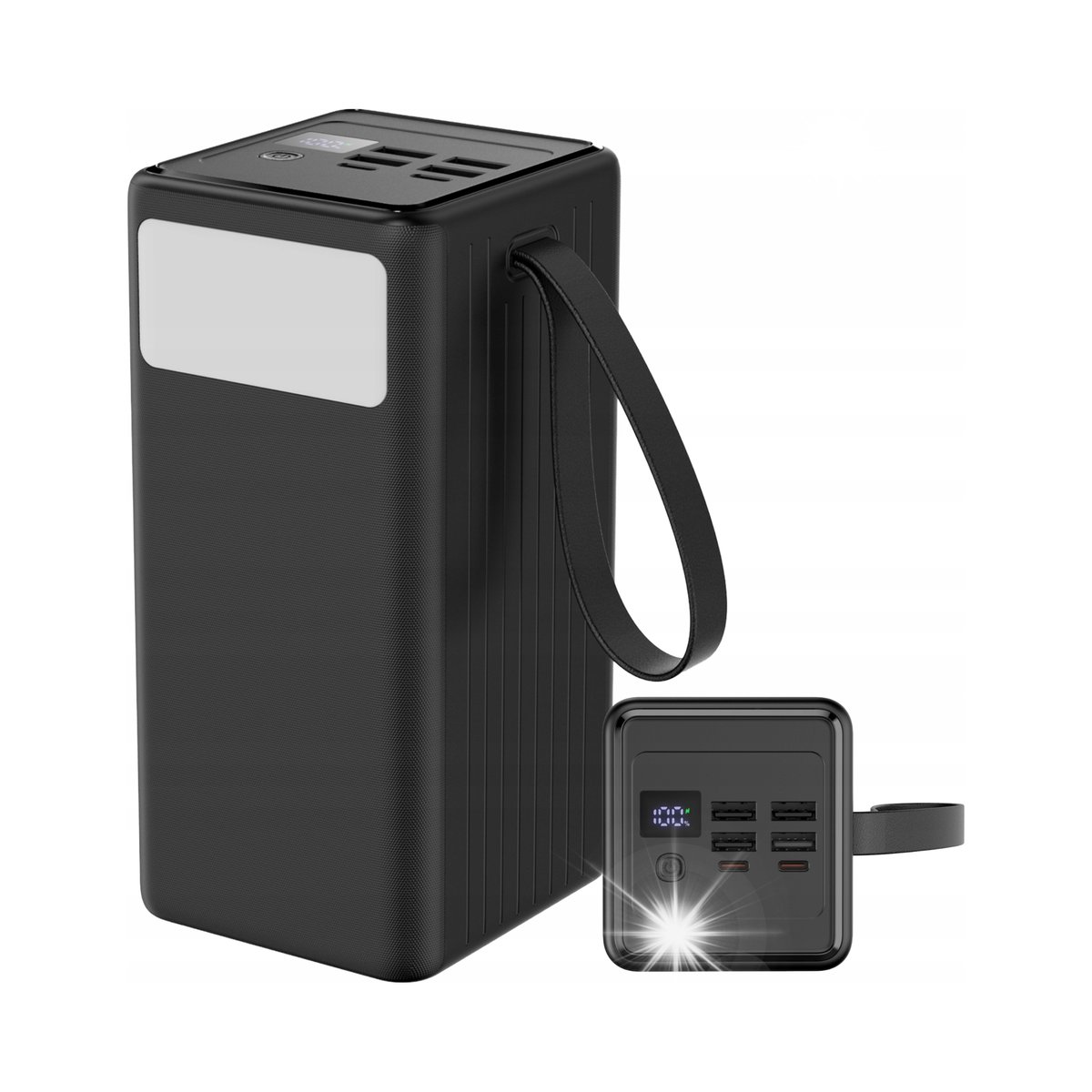 DUŻY WYDAJNY Power-bank 60000mAh akumulator 4xUSB 2xUSB-C PD 65W