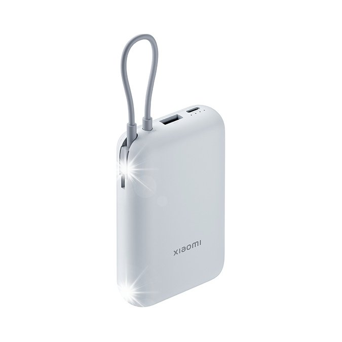 Powerbank Xiaomi 10000mAh z Wbudowanym Kablem USB-C Ice Blue