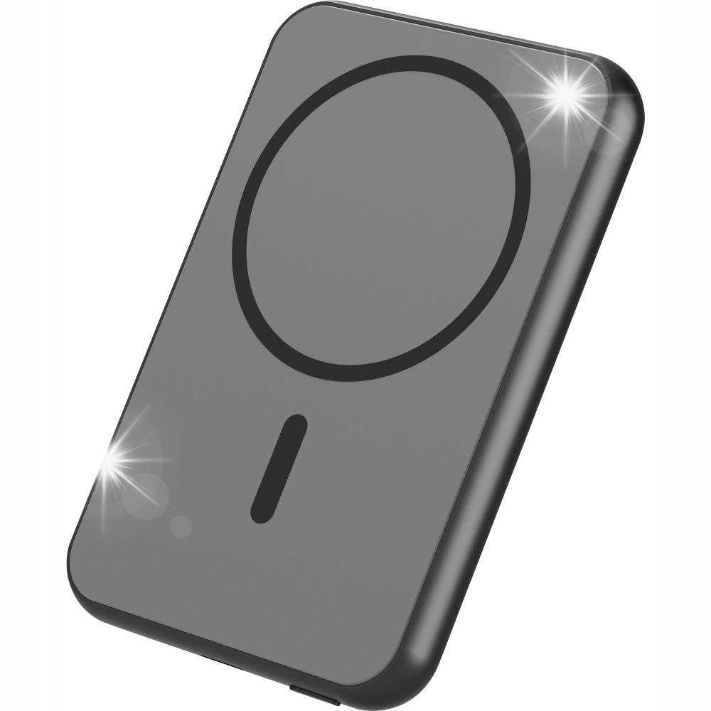 PowerBank 5000mAh MAGNETYCZNY BEZPRZEWODOWY INDUKCYJNY MAGSAFE USB-C PD 20W