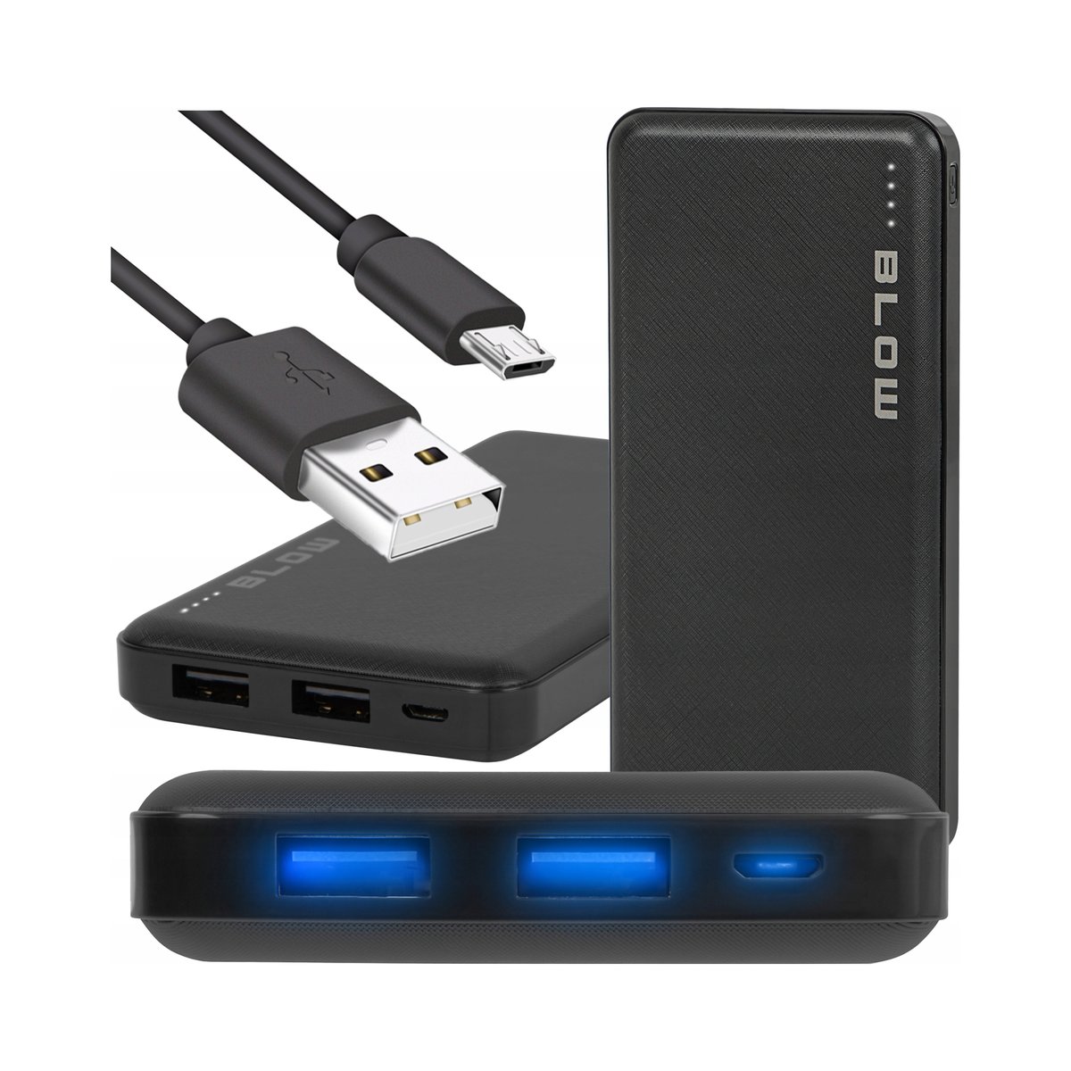 POWERBANK PB10A/B 10000 ;mAh 15.5 ;W Blow