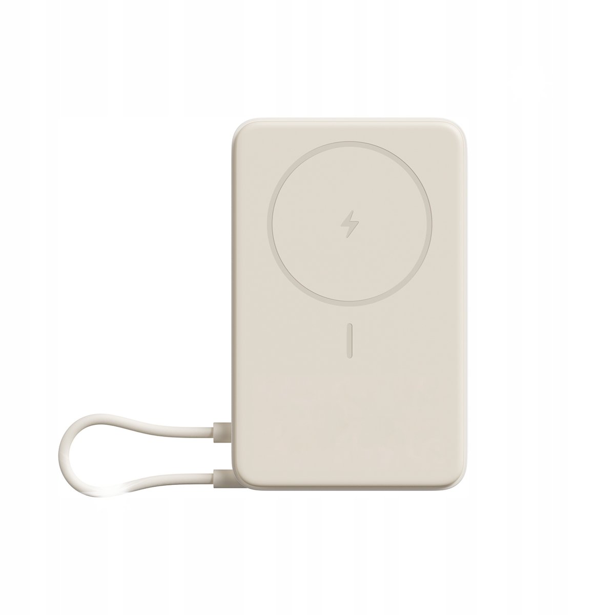 Xiaomi Magnetyczny Power Bank z wbudowaną podstawką 10000mAh| Beżowy