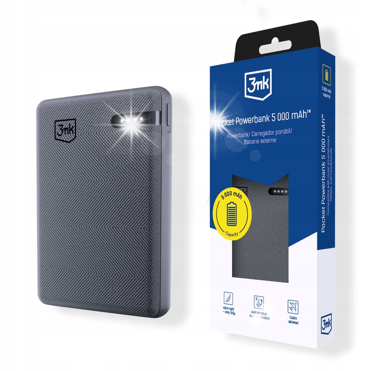 Powerbank 3mk Pocket Powerbank 5000mAhh