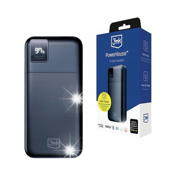 Powerbank 3mk PowerHouse 20000 mAh QC 3.0 PD 20W Pass Through
