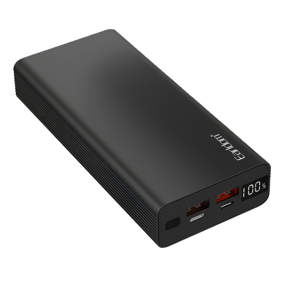 Powerbank 20000 mAh z latarką wyświetlaczem PD 22,5W Earldom ET-PD22 czarny