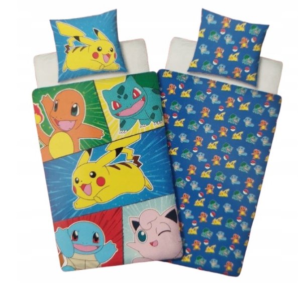 Pościel bawełna POKEMON 160x200
