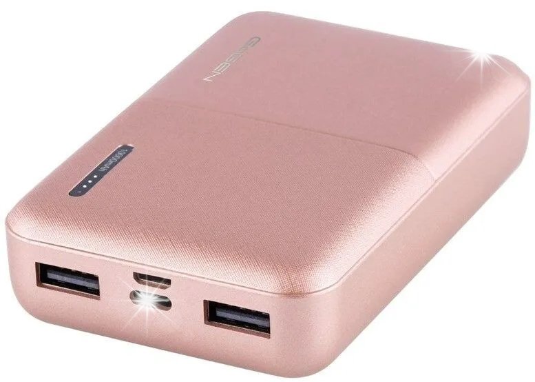 Powerbank GoGEN 10000 mAh microUSB Różowy