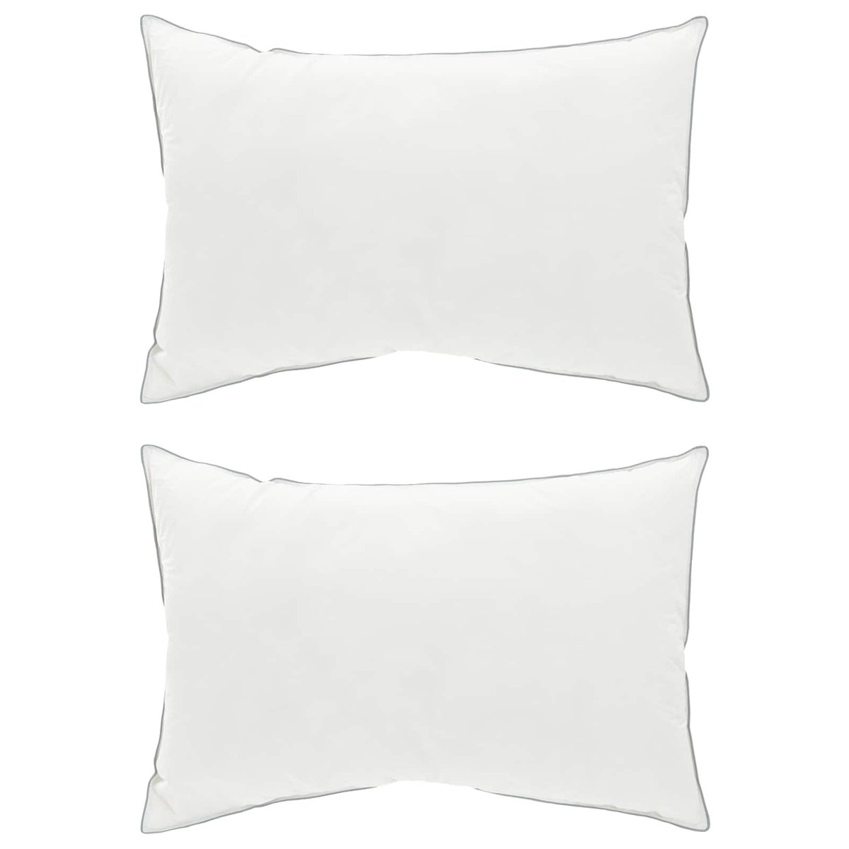 vidaXL Poduszka 2 pcs 40 x 60 cm Wełna australijska Biały