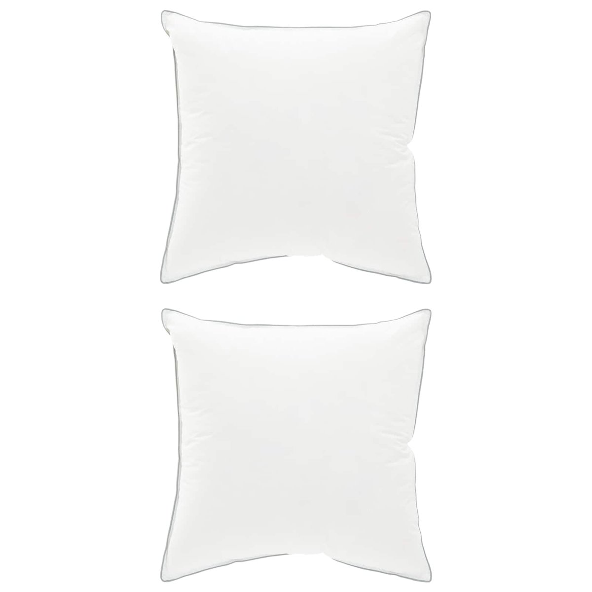 vidaXL Poduszka 2 pcs 40 x 40 cm Wełna australijska Biały