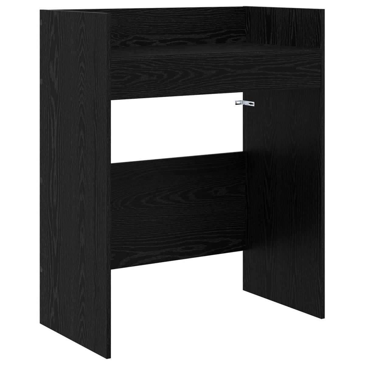 vidaXL Stół DJ-ski Czarny dąb 82 x 45 x 102 cm Drewno inżynieryjne