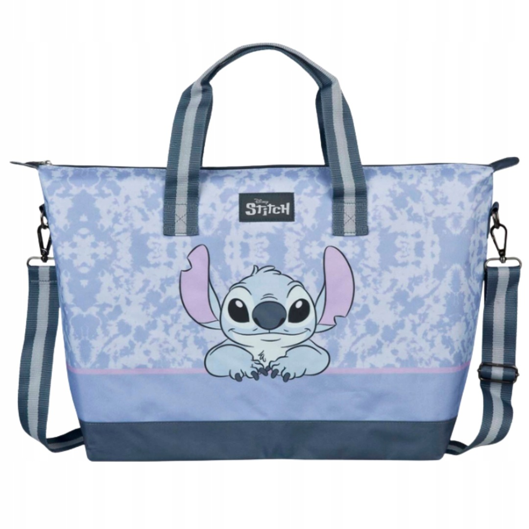 Torba Weekendowa Stitch Lilo i Stitch Licencyjna Podróżna z Paskiem Prezent