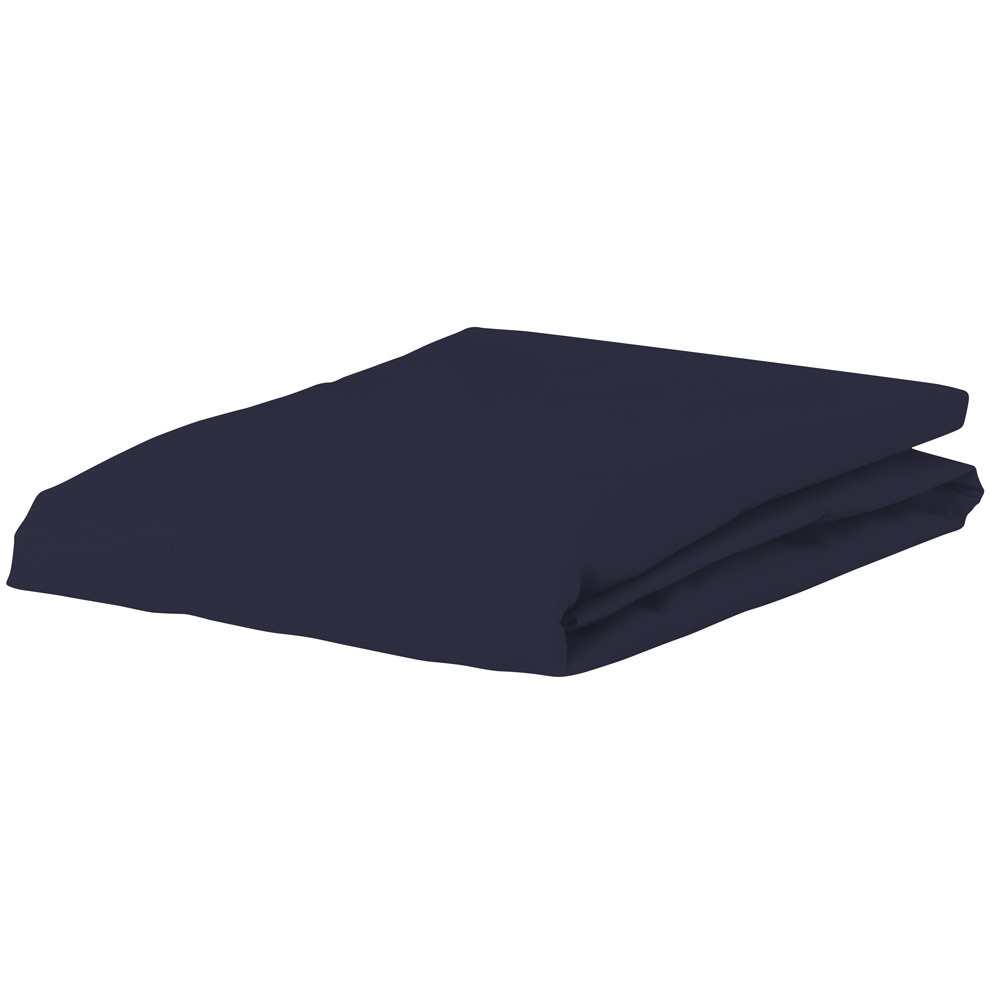 PRZEŚCIERADŁO JERSEY 90-100 X 200-220 CM Z GUMKĄ GRANATOWE