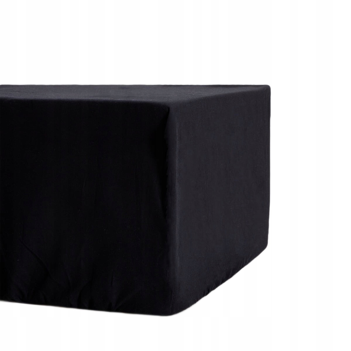 Prześcieradło LAUKO renforce czarne 160x200 cm HOMLA