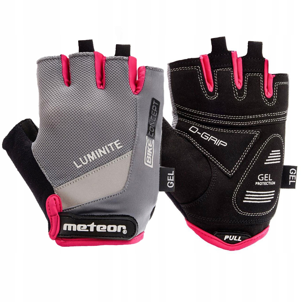 RĘKAWICZKI ROWEROWE NA ROWER KRÓTKIE METEOR GEL GX34 XL żelowe elastyczne