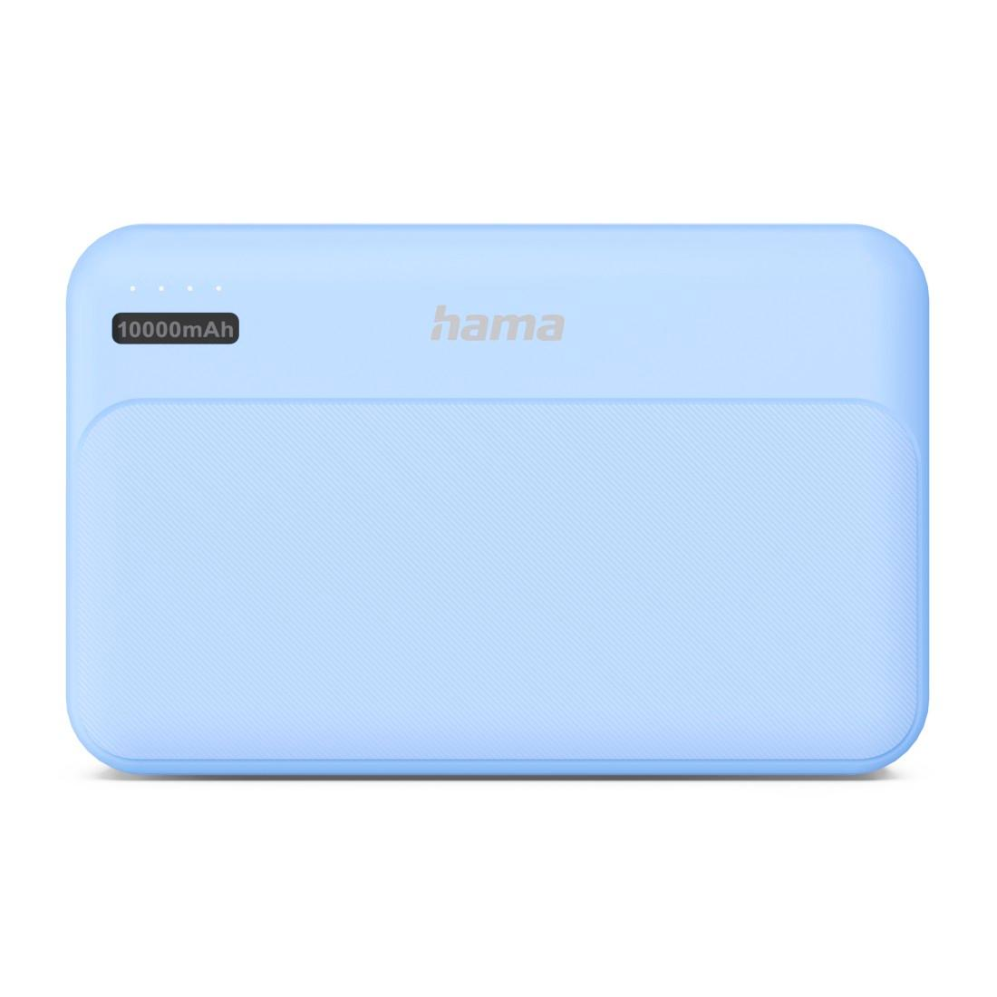 Powerbank Hama Power Pack Pocket 10 10000 mAh 2x USB-A niebieski
