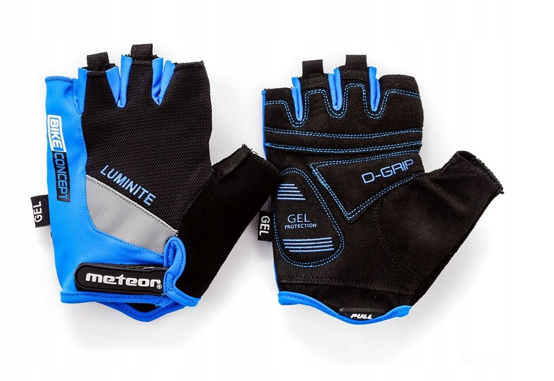 RĘKAWICZKI ROWEROWE NA ROWER KRÓTKIE METEOR GEL GX30 XXL żelowe elastyczne