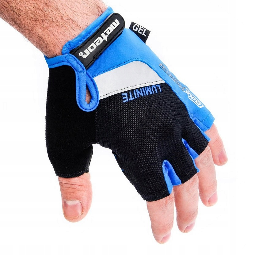 RĘKAWICZKI ROWEROWE NA ROWER KRÓTKIE METEOR GEL GX30 XL żelowe elastyczne