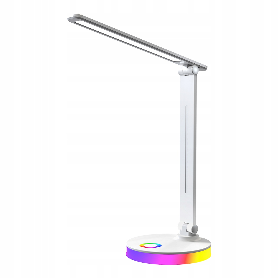Lampka Biurkowa Bruno White 5W LED RGB do pokoju dziecięcego do nauki