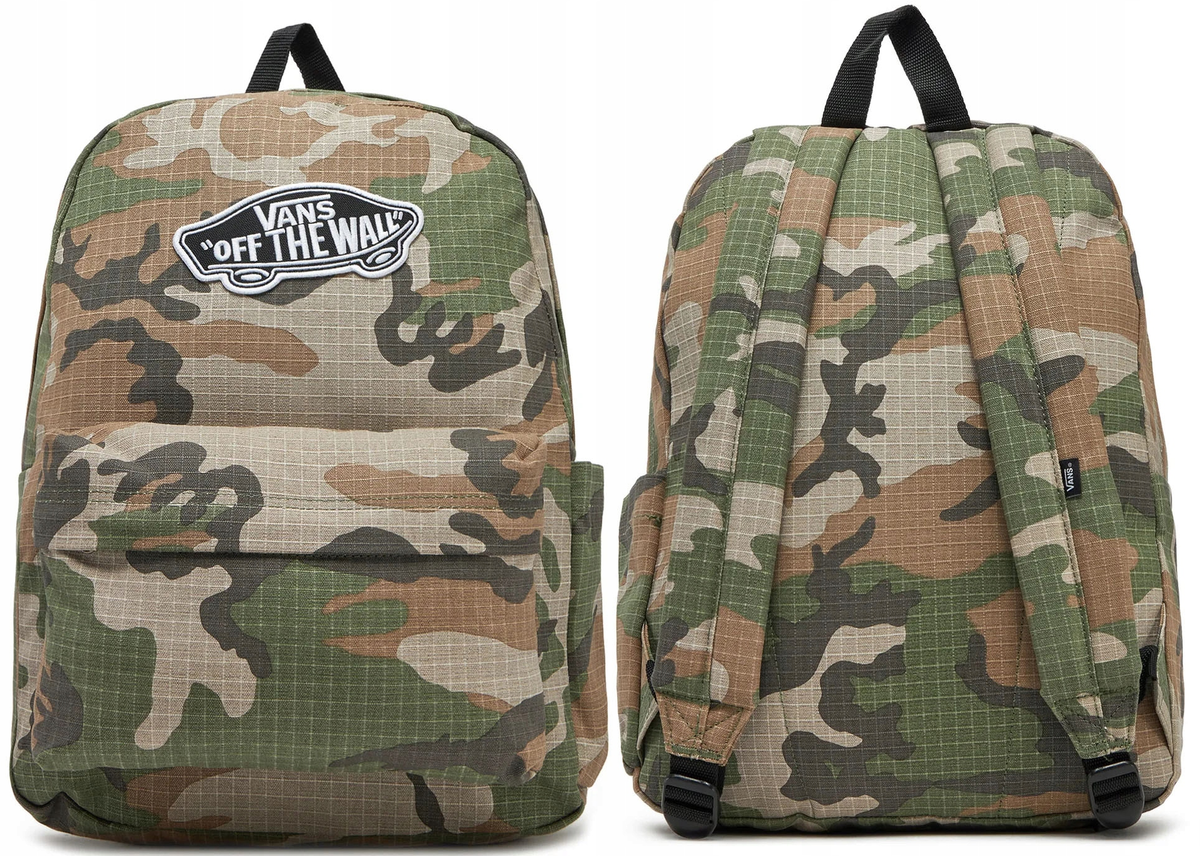 PLECAK SZKOLNY VANS OF THE WALL DUZY MORO ZIELONY DLA CHLOPCA DZIEWCZYNKI