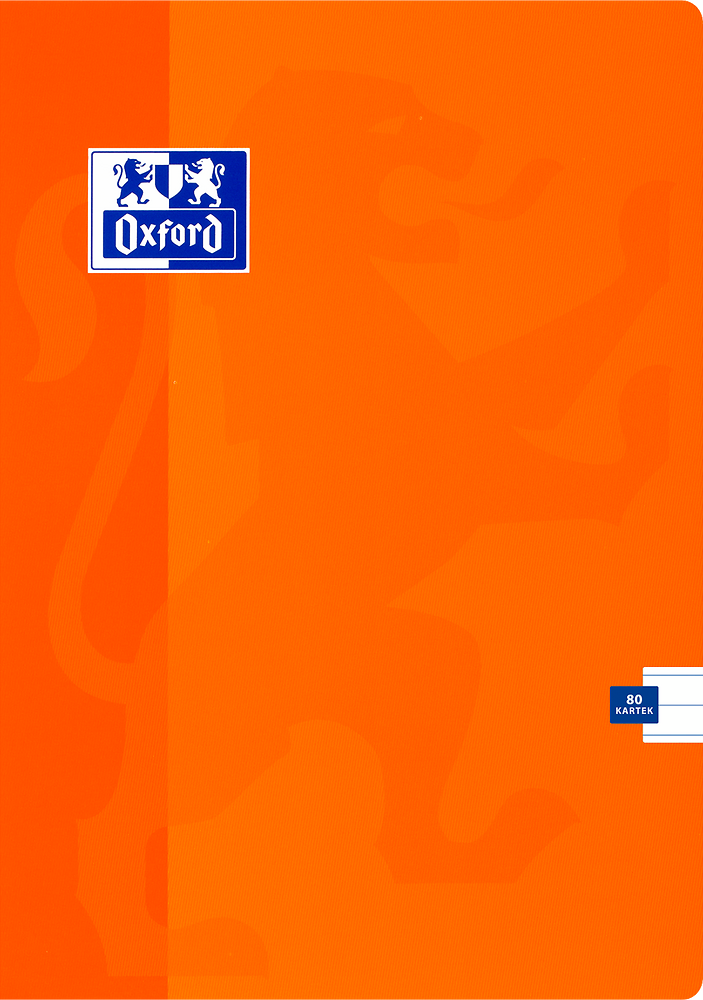 Zeszyt Oxford Esse A5 80 Kartek Linia Mix Kolorów
