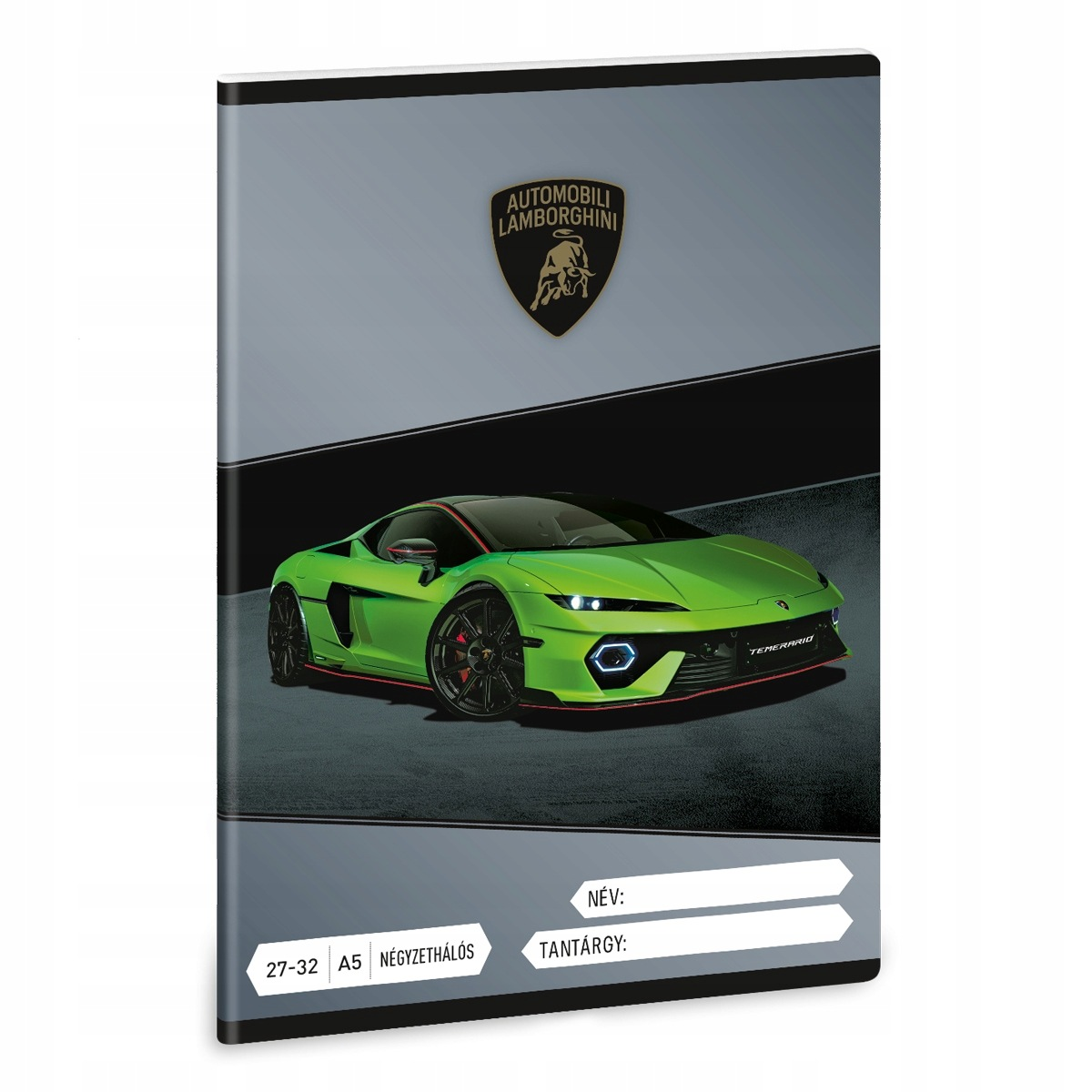 LAMBORGHINI ORIGINAL zeszyt w kratkę 32k kolekcja 2026/2027